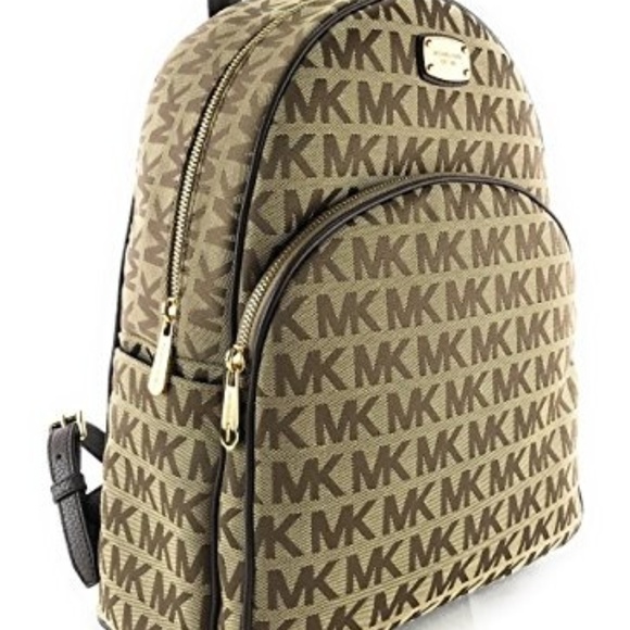 Michael Kors Abbey Large Jet Set Backpack Brown main image 4
